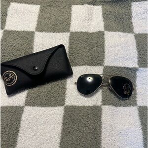 Ray Ban aviator sunglasses.